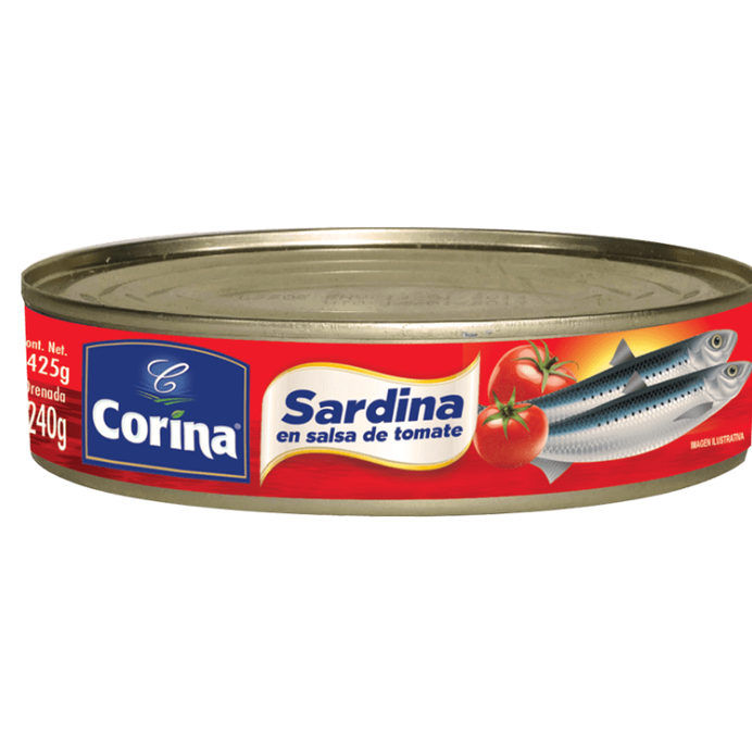 Sardina Corina 425 g en Salsa de Tomate