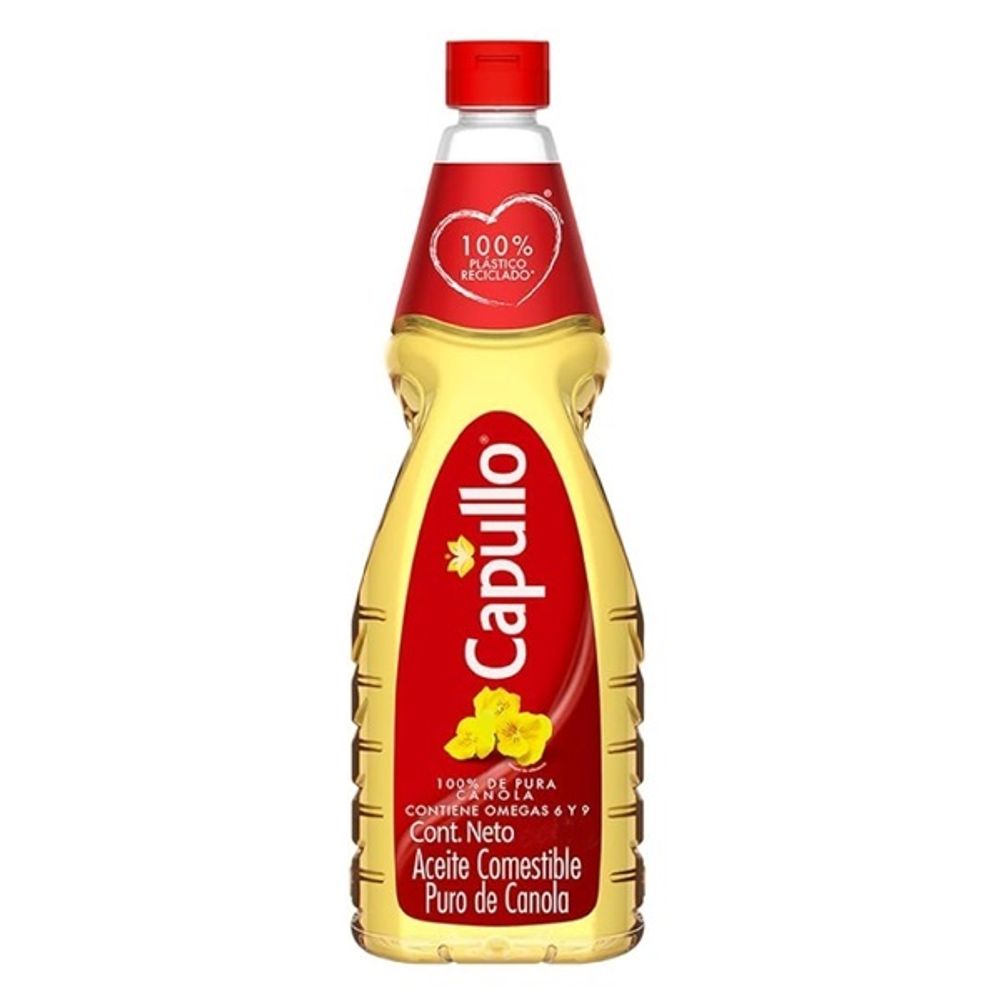 Capullo 755 Ml Aceite Comestible Puro De Canola