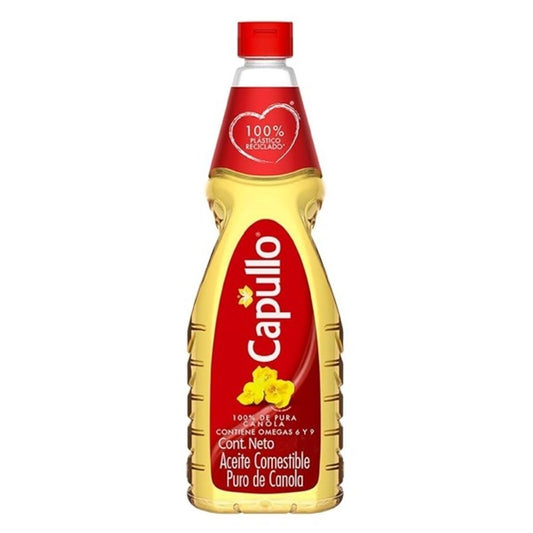 Capullo 755 Ml Aceite Comestible Puro De Canola