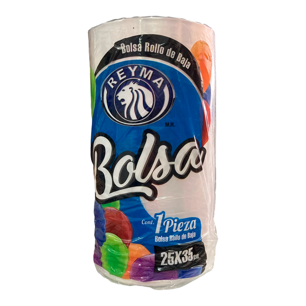 Bolsas Reyma 25X35  Rollo De Baja 1 Pz
