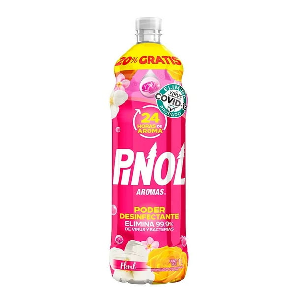 Pinol Aromas 2X Flora 1 L Limpiador Liquido