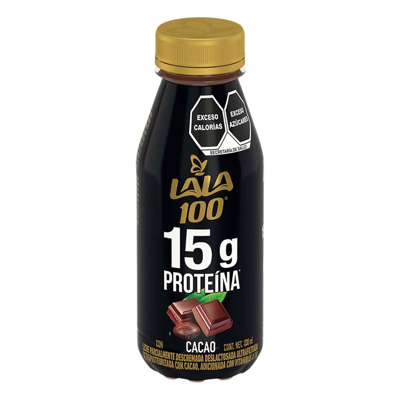 Lala 100 15 g Sabor Cacao 330 g Leche Deslactosada Lala