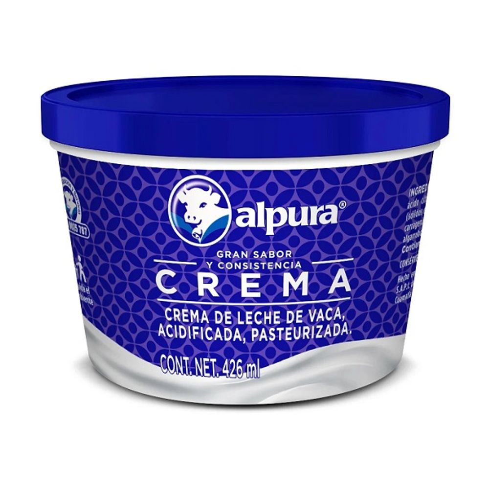 Crema  Alpura 426 Ml  Toper
