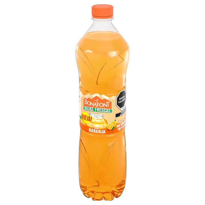 Bonafont Aguas Frescas Sabor Naranjas 1 L