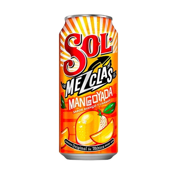 Sol Mezclas Mangoyada 473 Ml Cerveza Lata 2.5 % Alc. Vol.