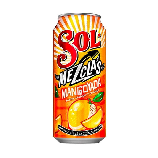 Sol Mezclas Mangoyada 473 Ml Cerveza Lata 2.5 % Alc. Vol.
