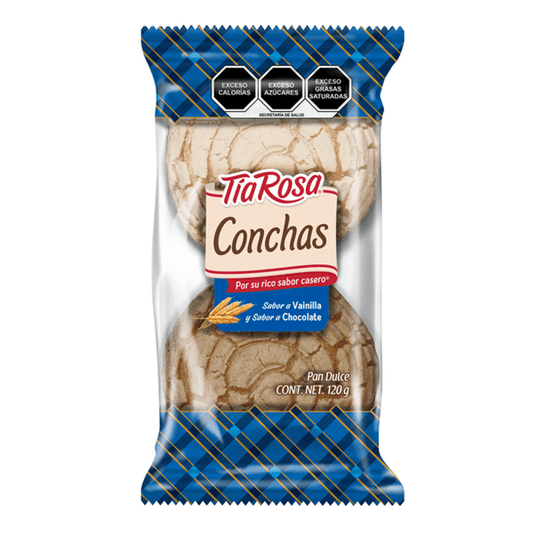 Pan Tia Rosa Conchas 2 pzas Bol 120 g