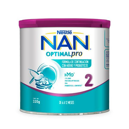 Nan 2 Optimal Pro 320 g Nestle Leche en Polvo