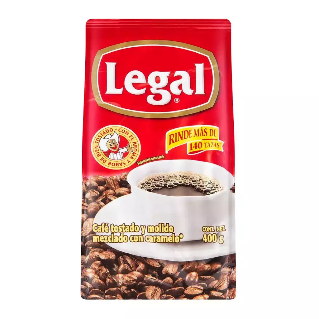 Legal Bolsa 400 g Café Soluble Mezclado con Caramelo
