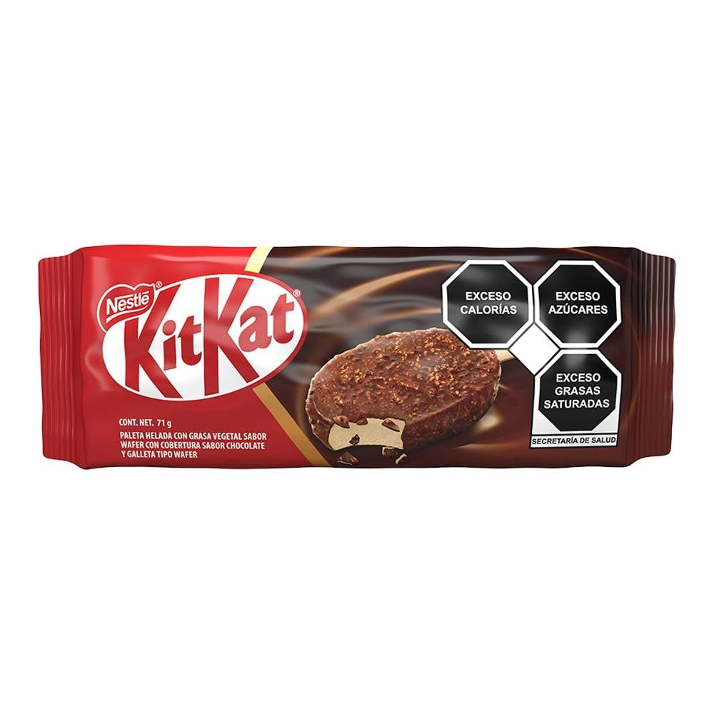 Kit-Kat Sabor Chocolate 71 g Nestle Paleta Helado