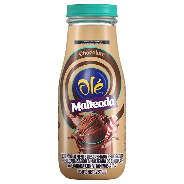 Ole Sabor Malteada de Chocolate 281 ml con un Toque Chill