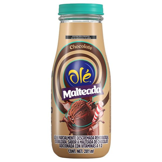 Ole Sabor Malteada de Chocolate 281 ml con un Toque Chill