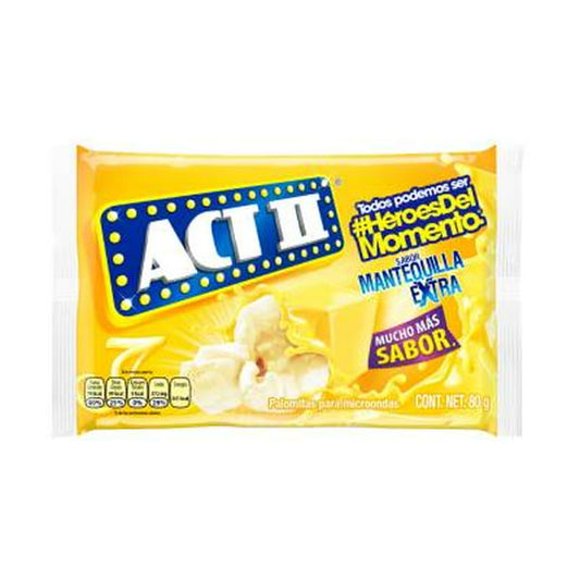 Palomitas Mantequila 80 g Aci Ii Palomitas para Microondas