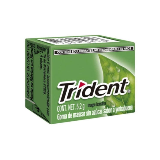 Trident Sabor Yerbabuena 4 Pastillas