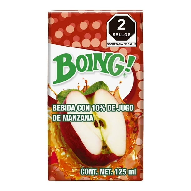 Boing Jugo De Manzana 125 Ml Cajita