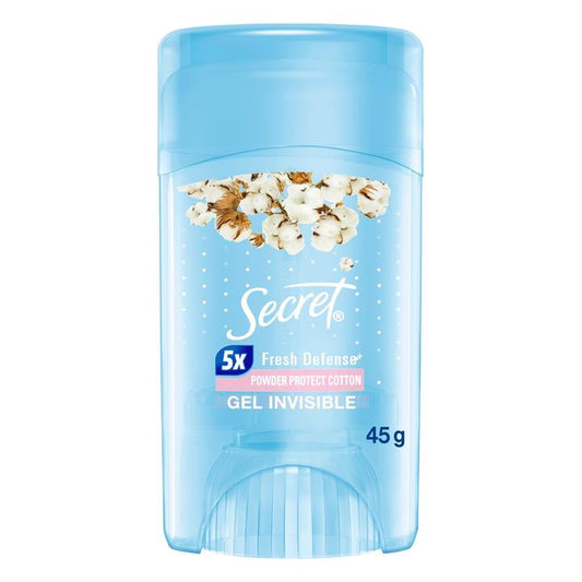 Fresh Defense 5X Powder Protect 45 g Secret Gel Invisible Antitraspirante