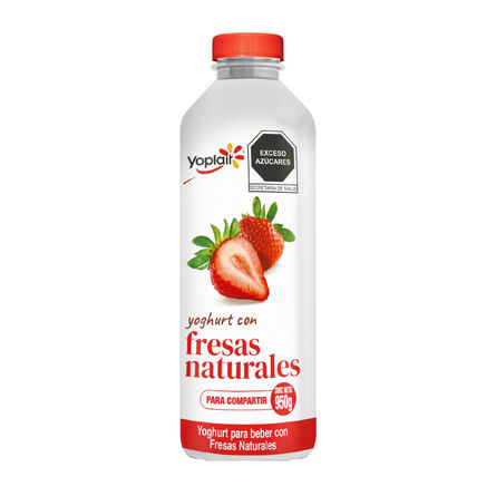 Yoghurt Con Fresa Natural 950 G Yoplait Para Beber