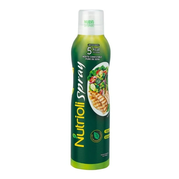 Nutrioli Spray 180 ml Aceite Comestible Puro de Soya