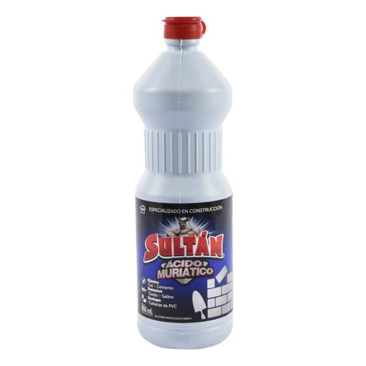 Limpiador Sultan Ácido Muriatico sin Aroma 900 ml