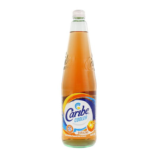 Caribe Cooler Durazno  750 Ml Bebida Alcoholica  Botella 4.7 % Alc. Vol.