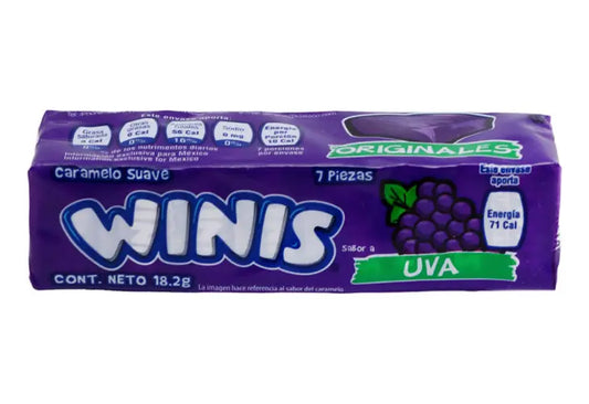 Winis Originales 18 G Sabor Uva