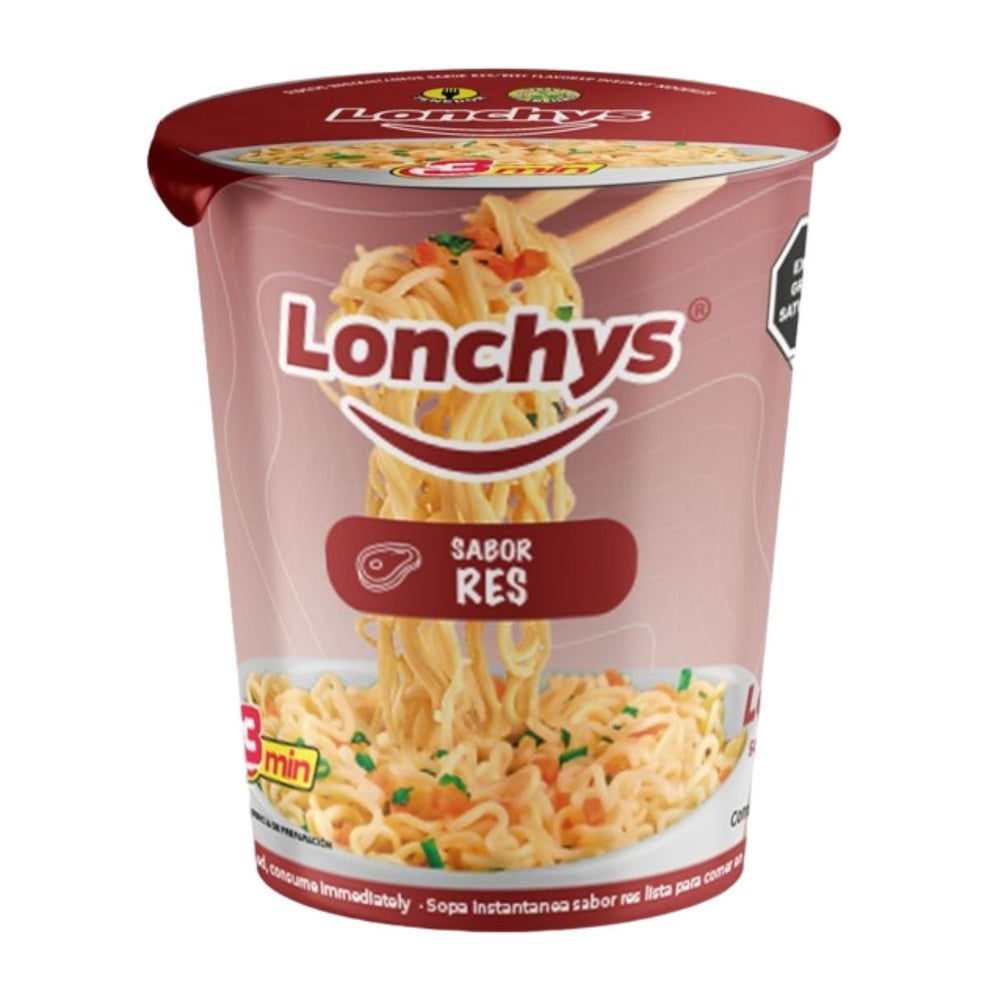 Lonchys Sabor Res 65 g Sopa Instantanea