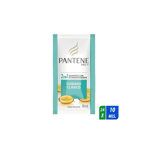 Pantene Shampoo con Acondicionador 10 ml Sobresito
