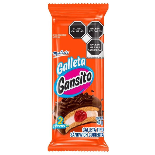 Galleta Gansito 2 pzas 43 g Marinela