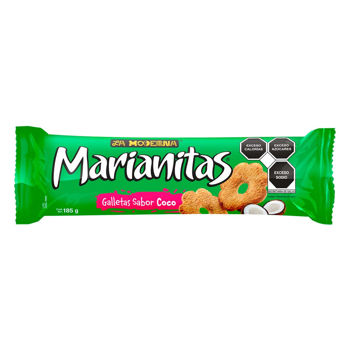 Marianitas Sabor Coco 185 g Galletas la Moderna