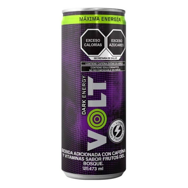 Volt Dark 473 Ml Lata Bebida Carbonatada Con Cafeina