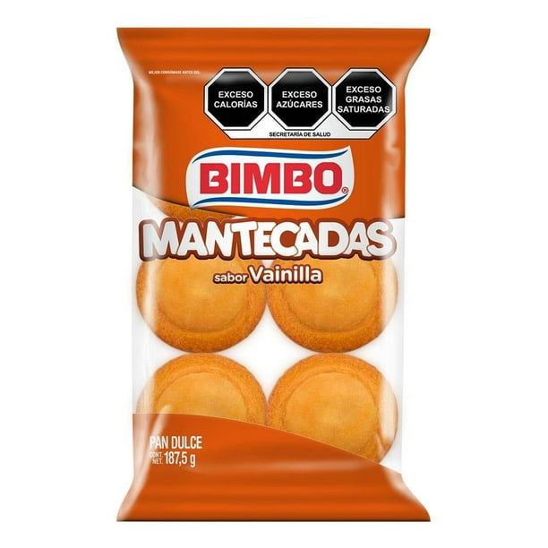 Mantecadas de Vainilla 2 pzas 62 g Bimbo