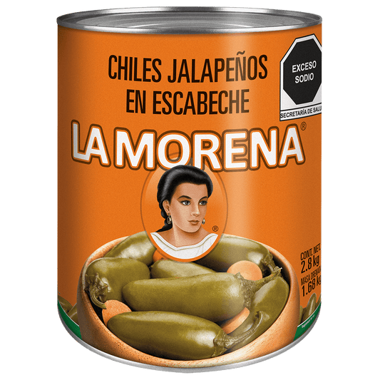 Chiles Jalapeños En Escabeche 2.8 Kg La Morena