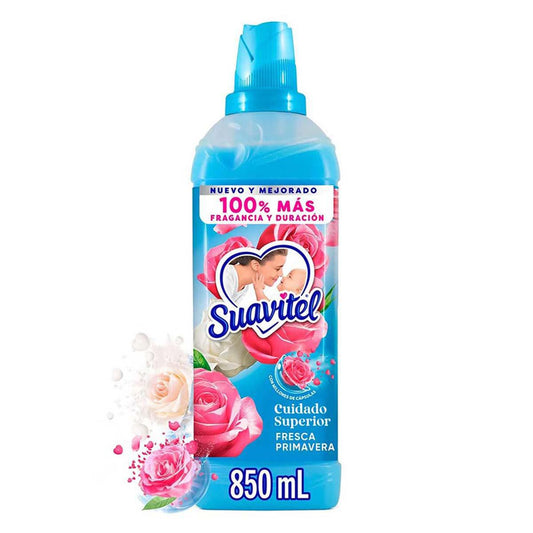 Suavizanrte Suavitel 850 Ml Cuidado Superior  Fragancia Primavera