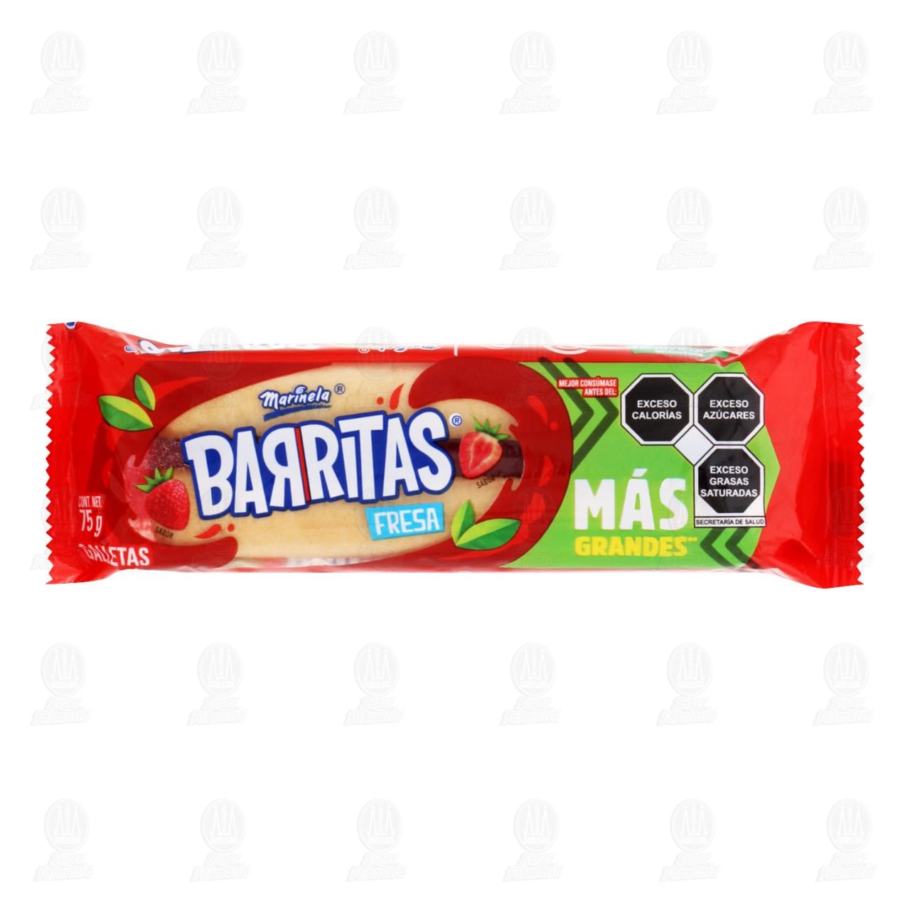 Barritas De Fresa 75 G Marinela