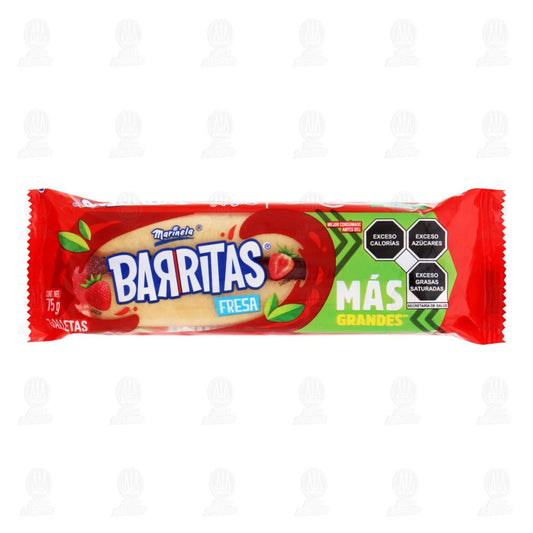 Barritas De Fresa 75 G Marinela