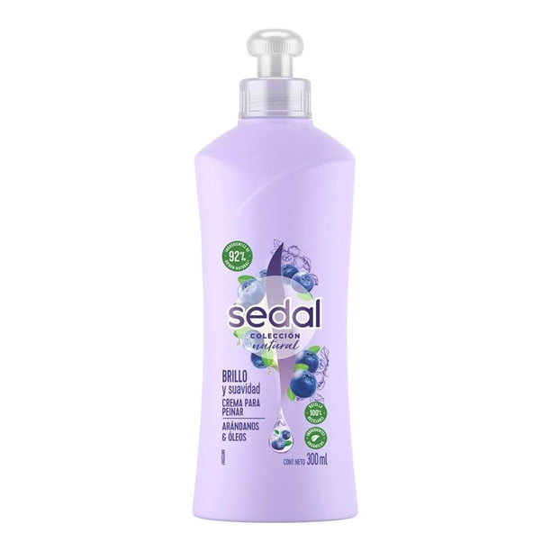 Sedal Coleccion Natural Breillo y Suavidad 300 ml Crema para Peinar Hydra