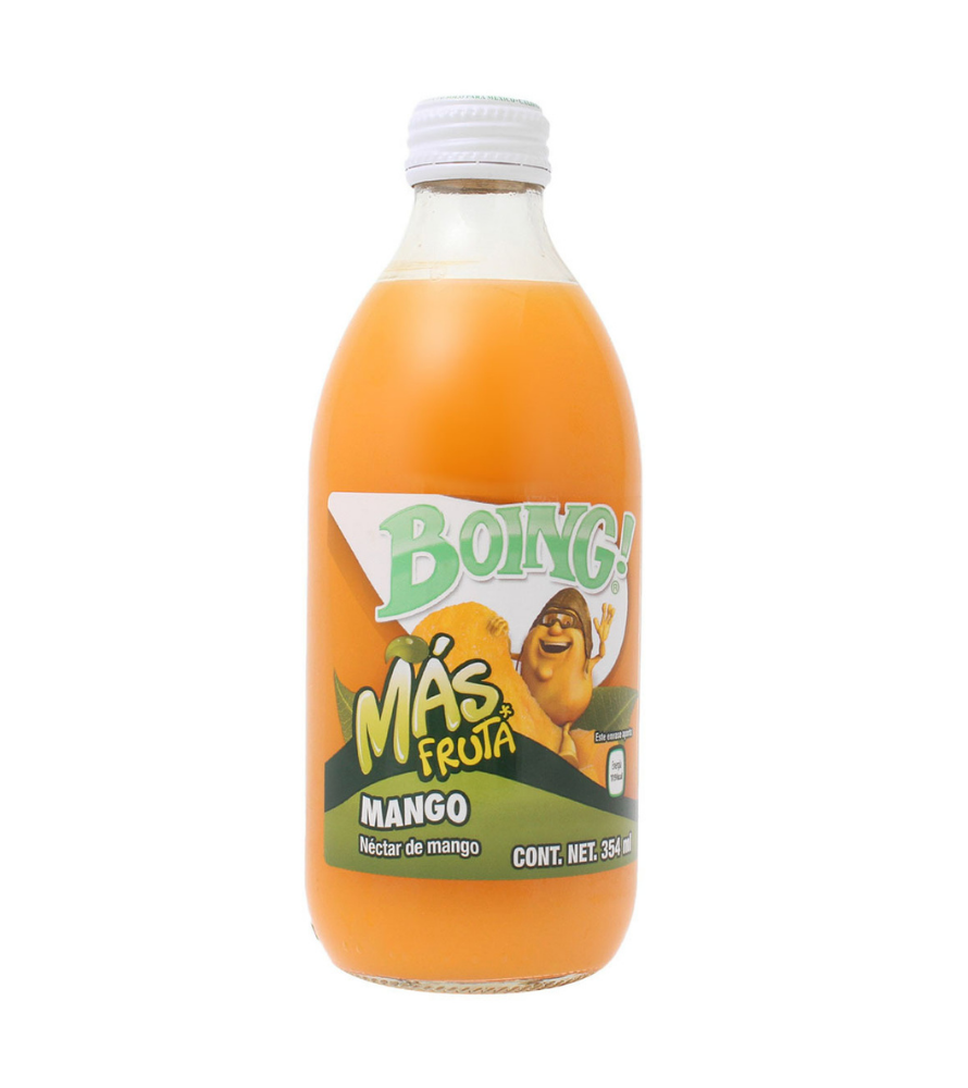 Boing De Mango 354 Ml Botella Vidrio