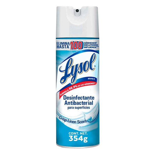 Lysol Crisp Linen Scent 354 ml Desinfectante Antibacterial