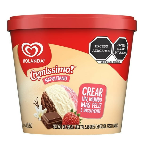 Cremissimo Napolitano 252 G Helado Holanda