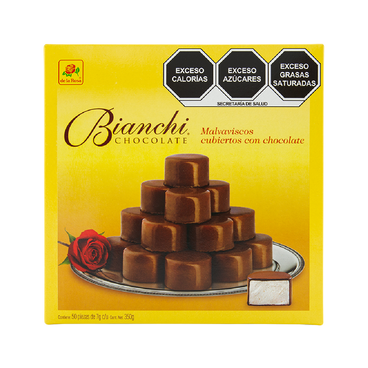 Bianchi Chocolate  Con Bonbom 50 Pz Caja