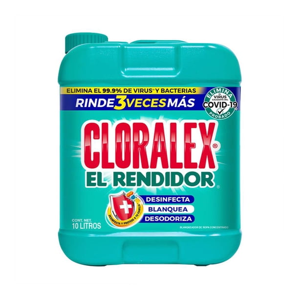Cloralex El Rendidor 10 L Blanqueador