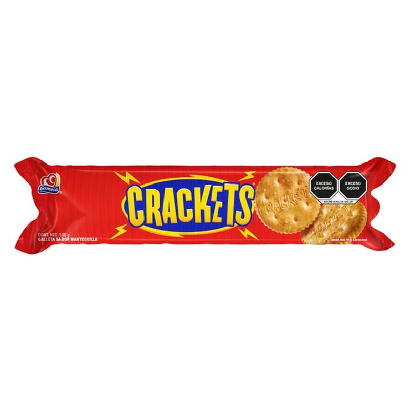Crackets Saladitas De Mantequilla 135 G Gamesa
