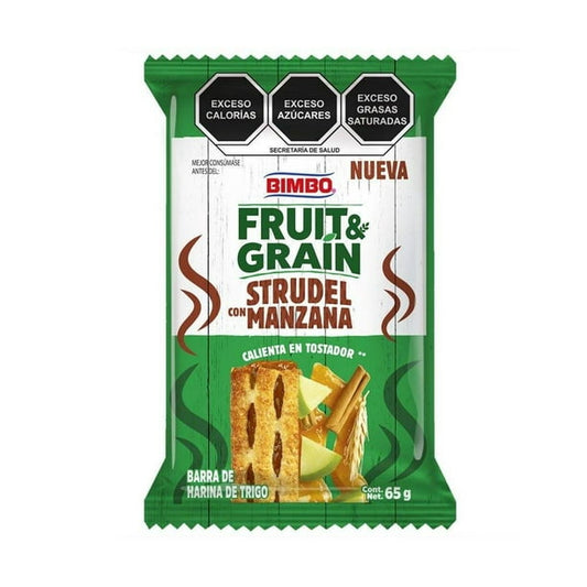 Fruit & Grain Strudel con Manzana 65 g Bimbo
