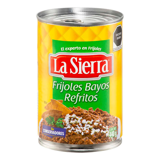 Frijoles Bayos Refritos 440 g la Sierra