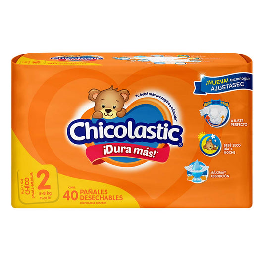 Pañales Chicolastic Segunda Etapa 2 Ch 40 pzas Chico Chicolastic