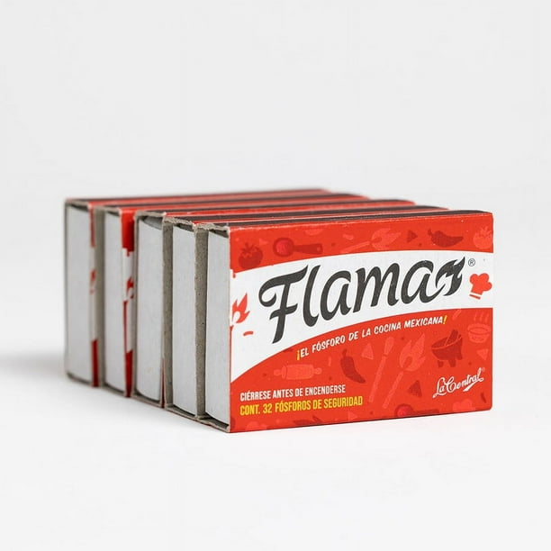 Cerillos Flama 125Pzs Pack De 5