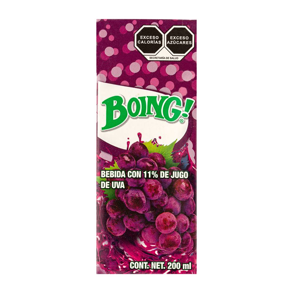 Boing Jugo De Uva 200 Ml Cajita