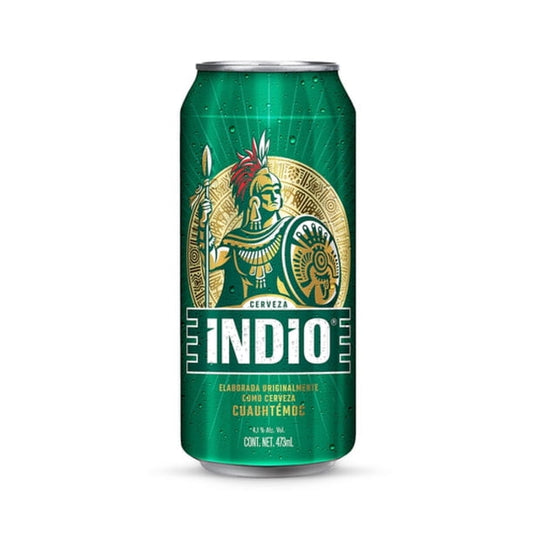 Indio 473 ml Cerveza Lata 4.1% Alc. Vol.