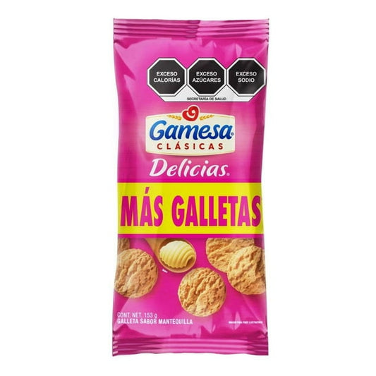 Delicias Sabor Mantequilla 70 G Gamesa Clasicas
