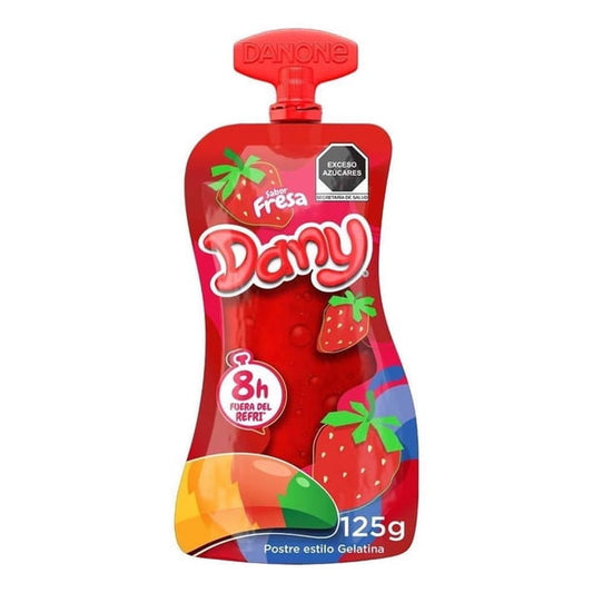 Dany Gelatina Lunch Sabor Fresa 125 G Gelatina De Agua